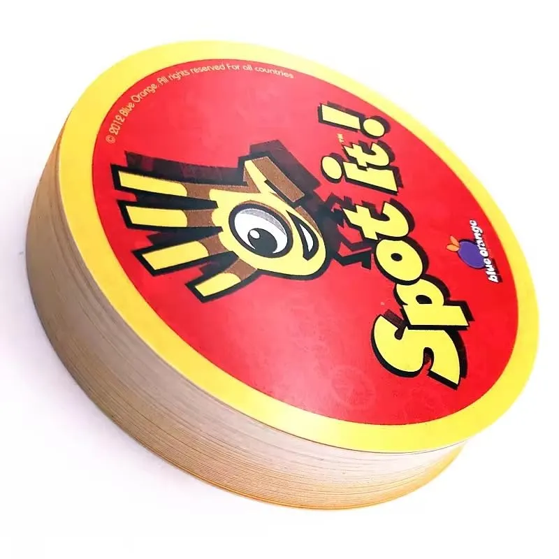 SUPER TOY Spot It Flash Card Game for Kids & Adults Indoor Games Fun for Family Night Travel Gift Multi Players