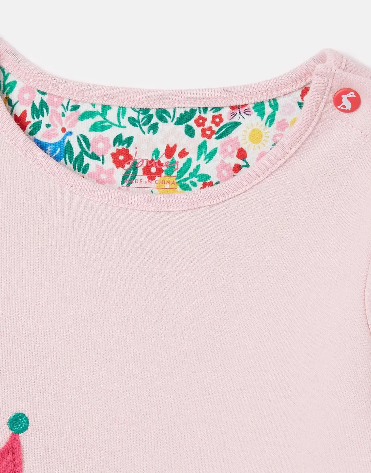 Tate Artwork Long Sleeve T-Shirt - Zebrapink | Joules