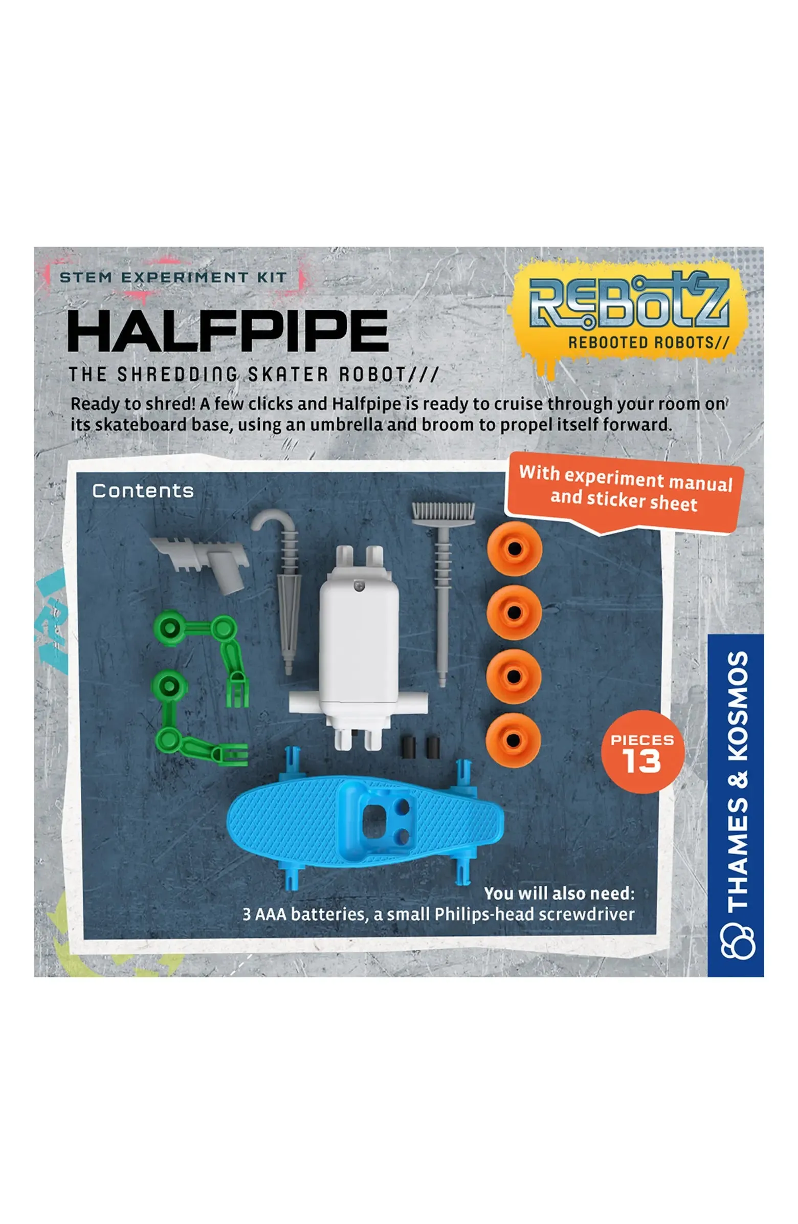 Thames & Kosmos: Rebotz Halfpipe The Shredding Skater Robot
