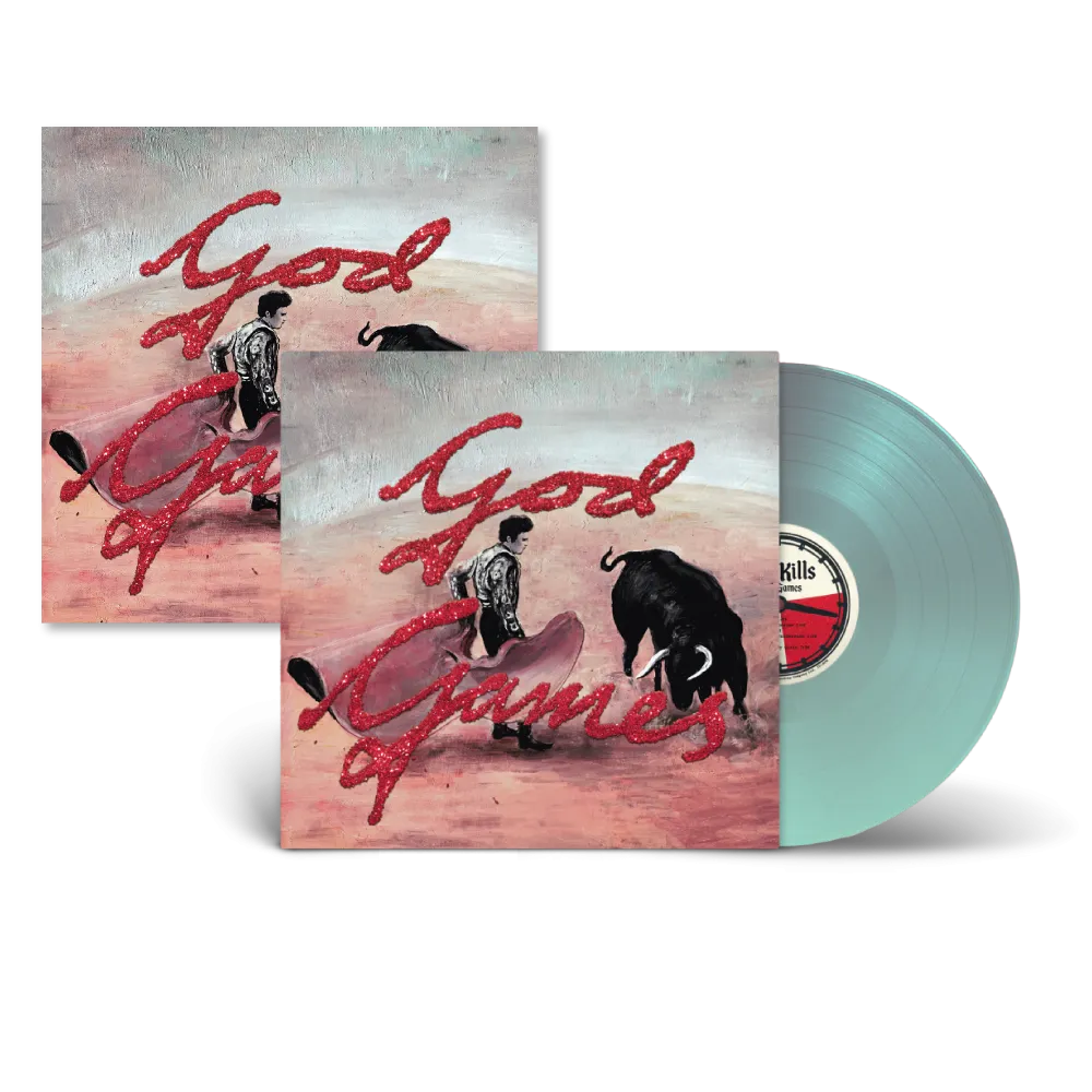 The Kills / God Games LP Deluxe Boomslang Green Vinyl with exclusive signed print