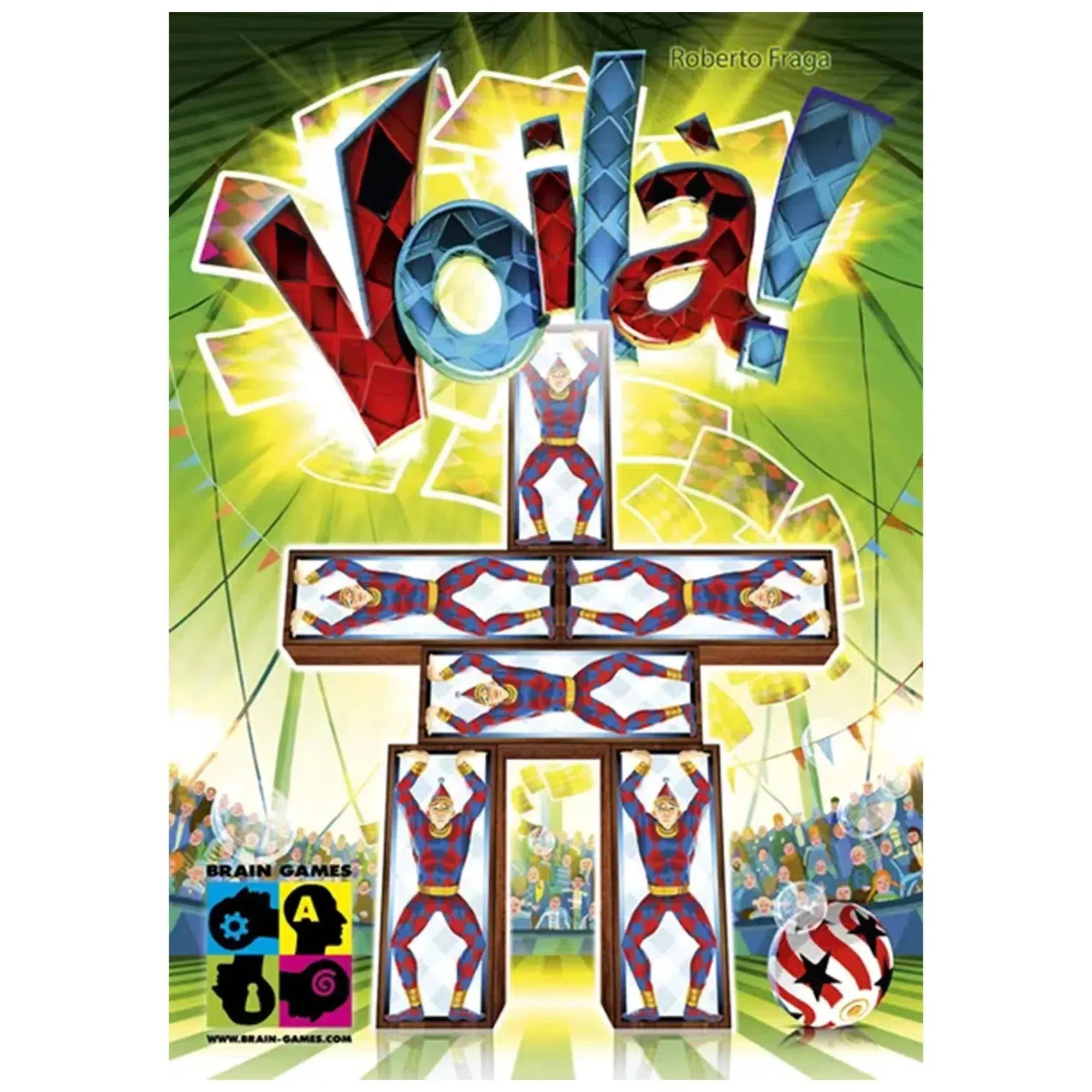 Voila! - Dexterity Circus Board Game for Family, Adults, and Children (2-6 Players, Ages 6 ) - Brain Games