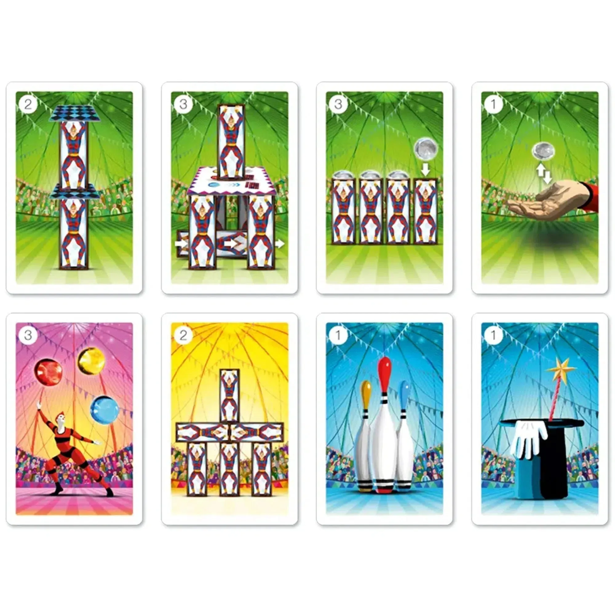Voila! - Dexterity Circus Board Game for Family, Adults, and Children (2-6 Players, Ages 6 ) - Brain Games