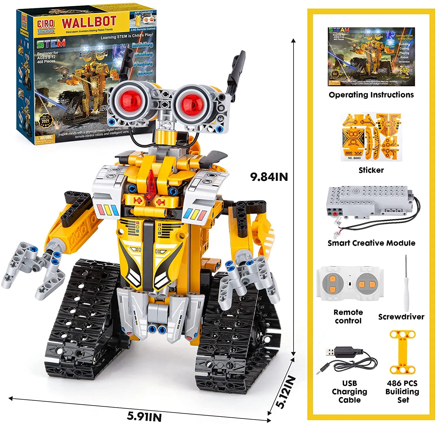 WALLBOT Remote Control Robot