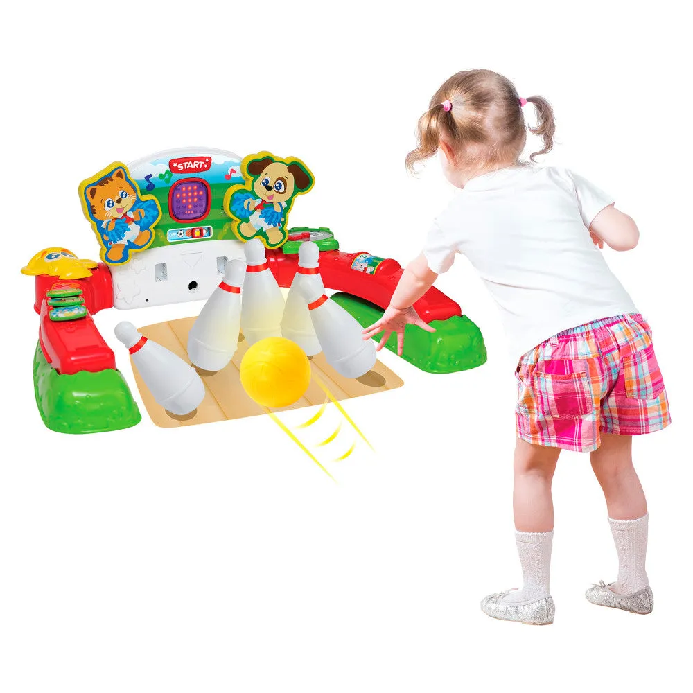 Winfun 4-in-1 Sports Center Toy: Soccer, Basketball, Bowling & Golf